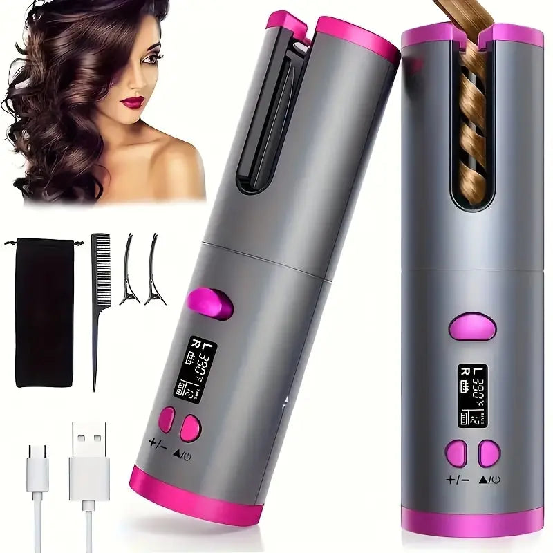 Wireless Automatic Hair Curler