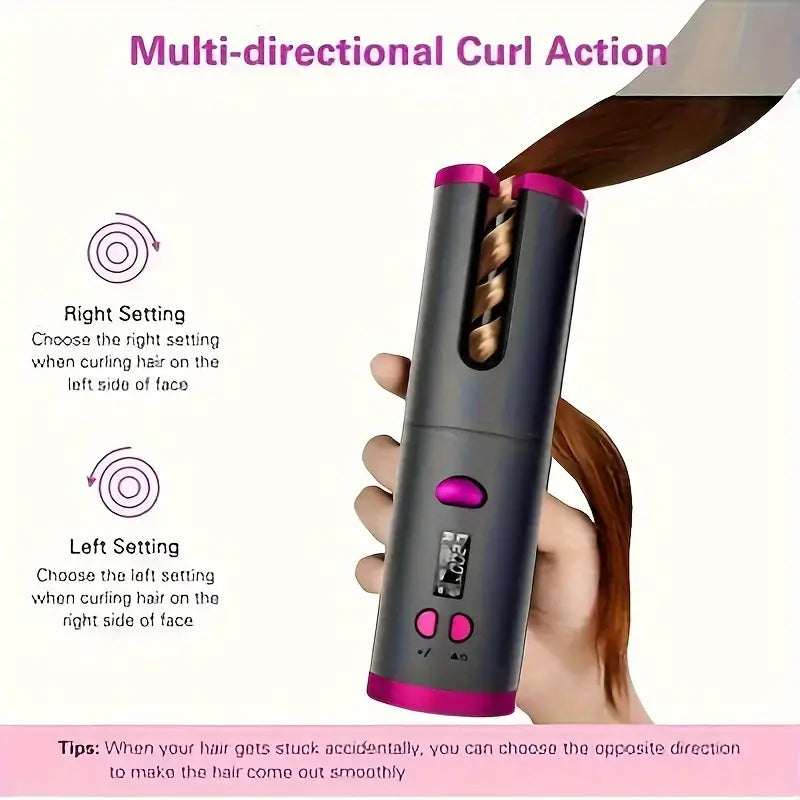 Wireless Automatic Hair Curler